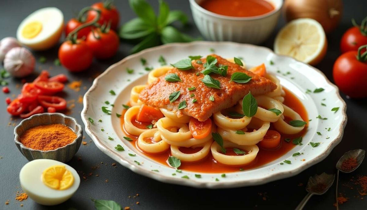 Recette rapide de seiche à la rouille au Cookeo