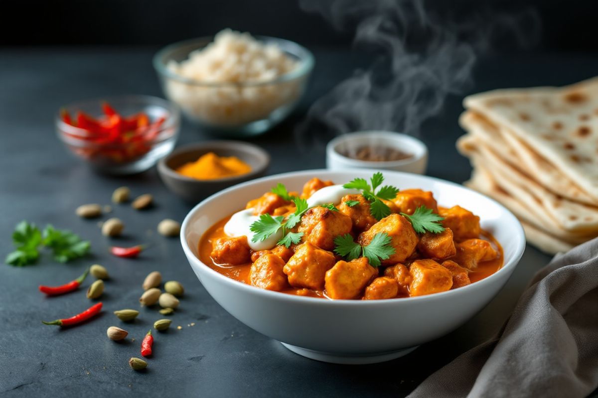 Découvrez un poulet tikka massala rapide qui réchauffe les cœurs