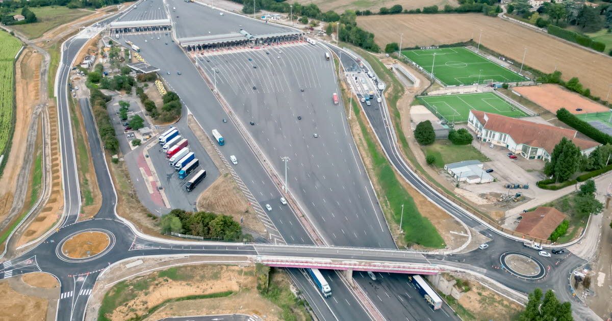 Le demi-échangeur de Reventin-Vaugris enfin opérationnel
