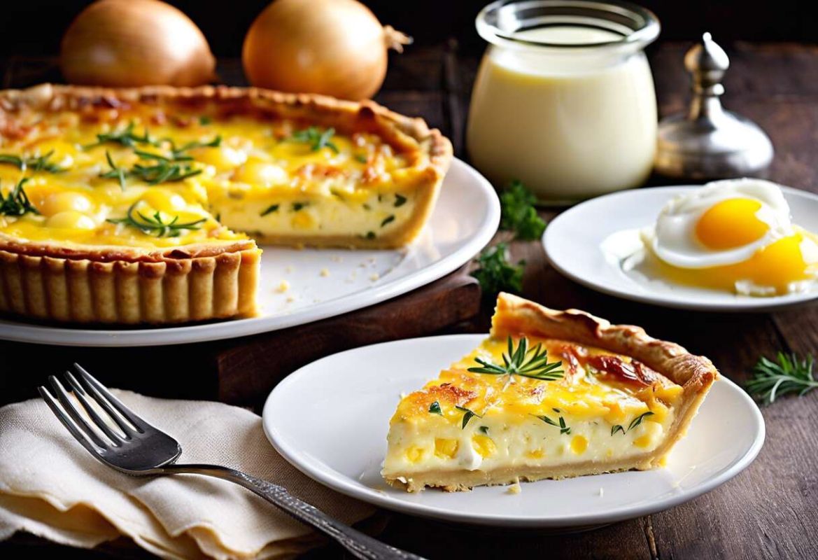 Quiche aux oignons légère : sublimez votre menu