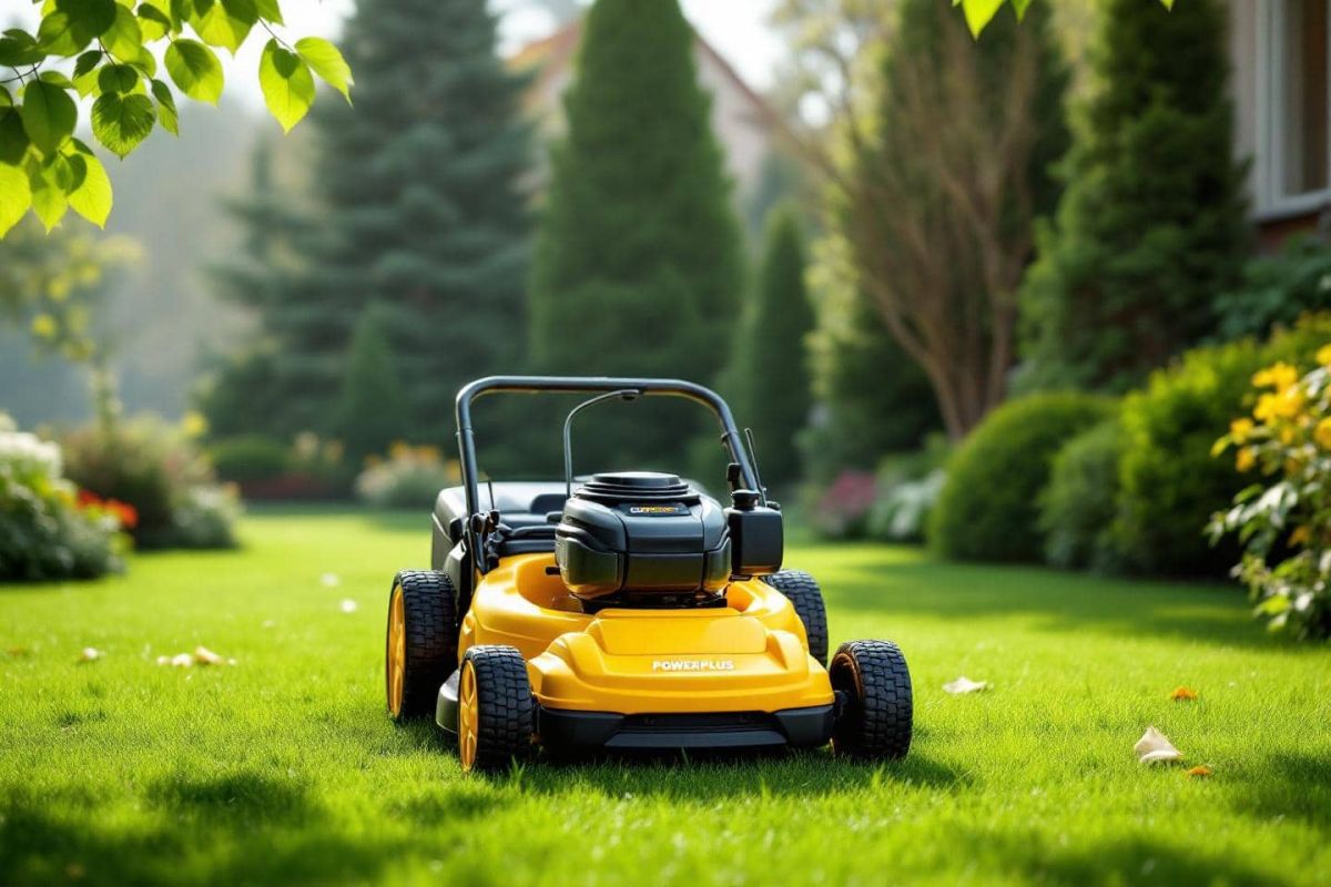 Transformez votre jardin avec la tondeuse POWERPLUS à prix mini
