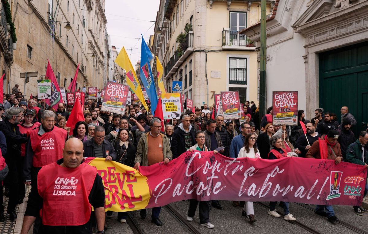 Grève générale au Portugal : des millions de salariés mobilisés contre la réforme du travail