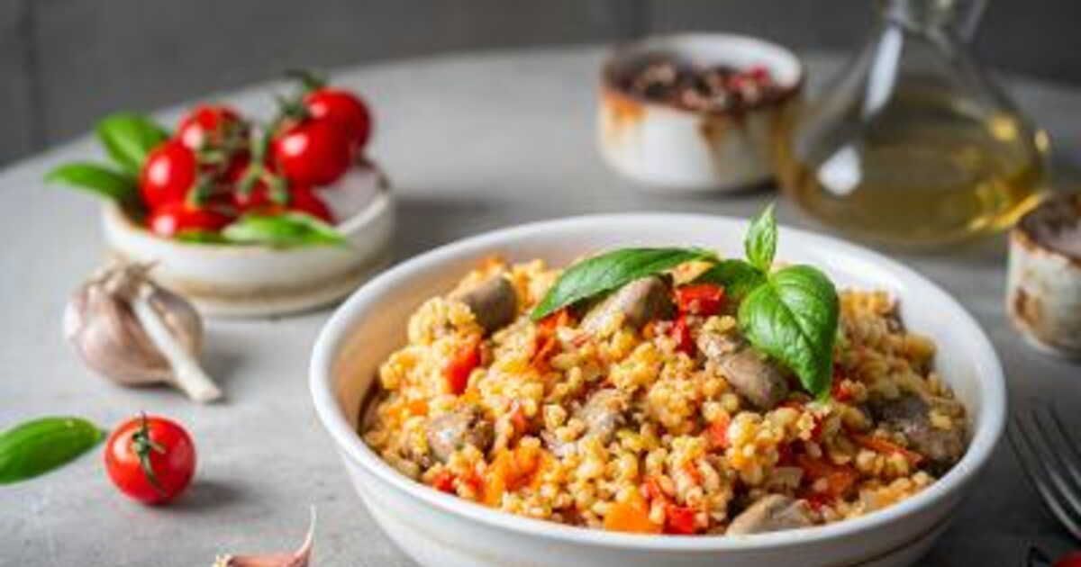 La recette du couscous perlé aux pois chiches et tomate