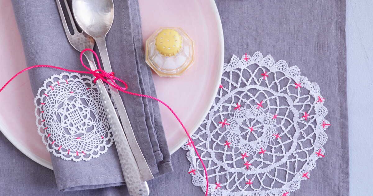 Embellir sa table : l'art des napperons