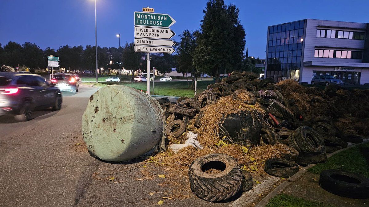 Agriculteurs en colère : Auch paralysée par des blocages ce week-end
