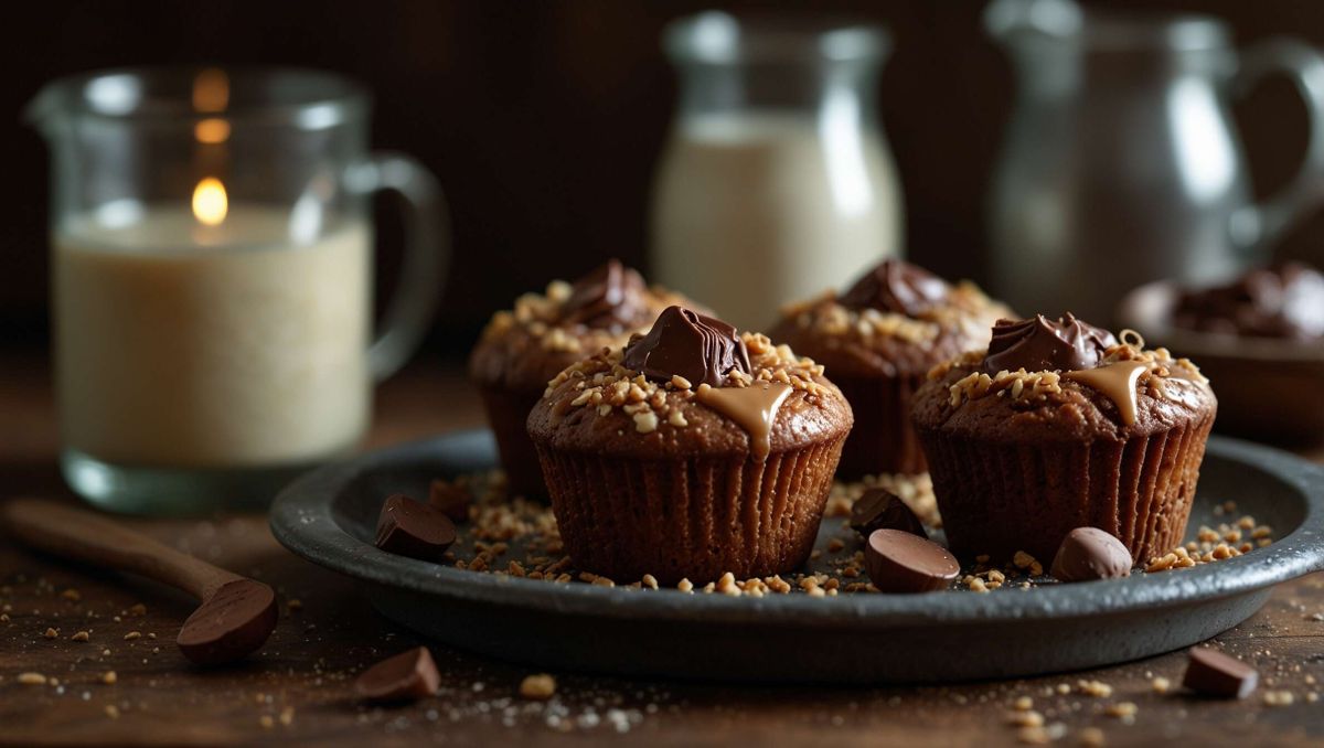 Des muffins au cœur de Nutella pour une douceur irrésistible