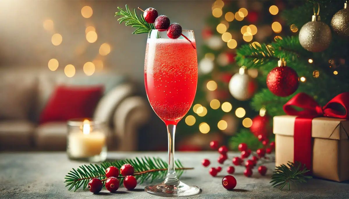 Réveillez l'esprit des fêtes avec un mimosa de Noël
