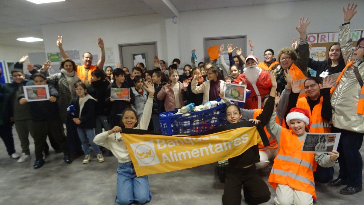 Des élèves unis pour la solidarité : une collecte inspirante au collège Capouchiné