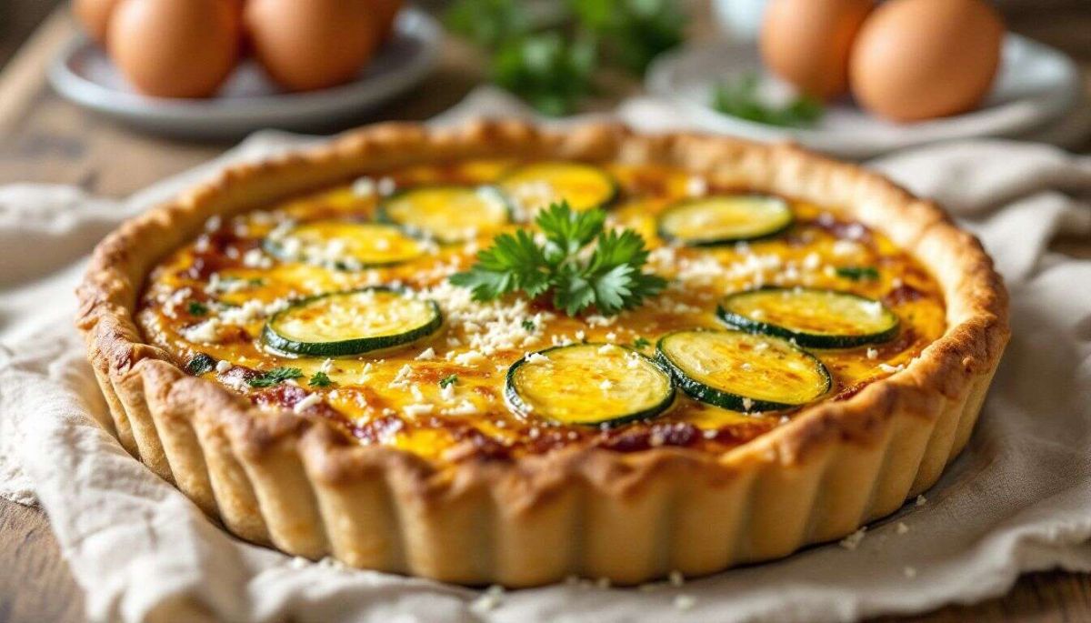 Une quiche diététique délicieusement légère