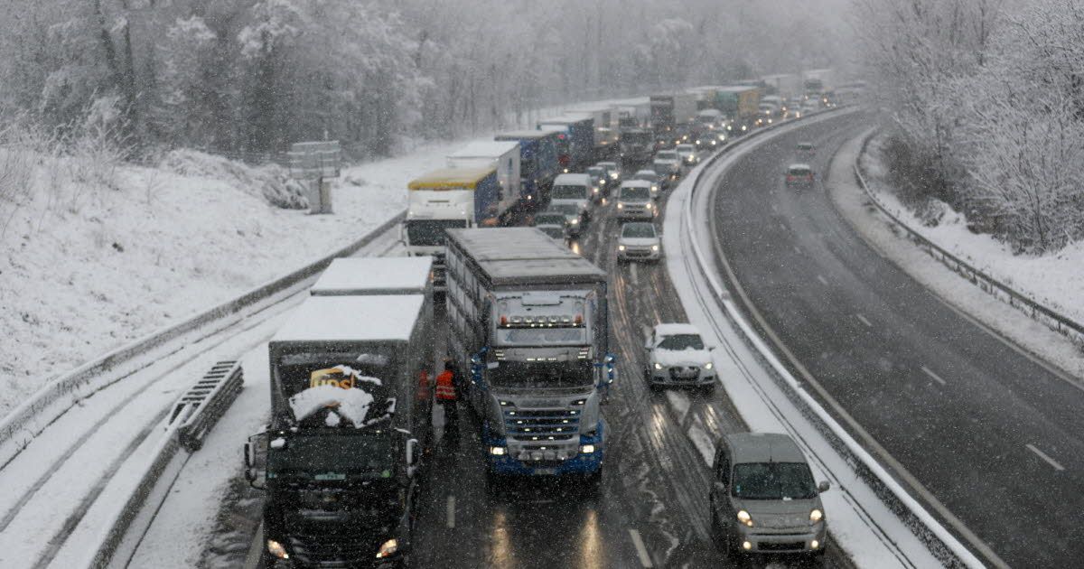 Circulation délicate en Savoie : la Maurienne sous la neige