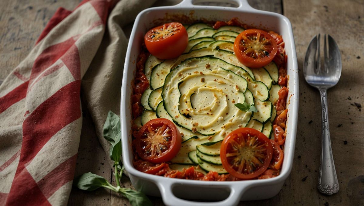 Le gratin de courgettes et tomates : une recette estivale signée Cyril Lignac