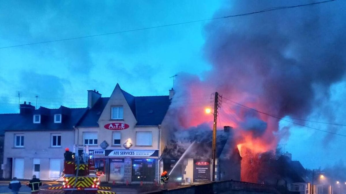 Un incendie dévastateur secoue Rostrenen : le maire prend des mesures