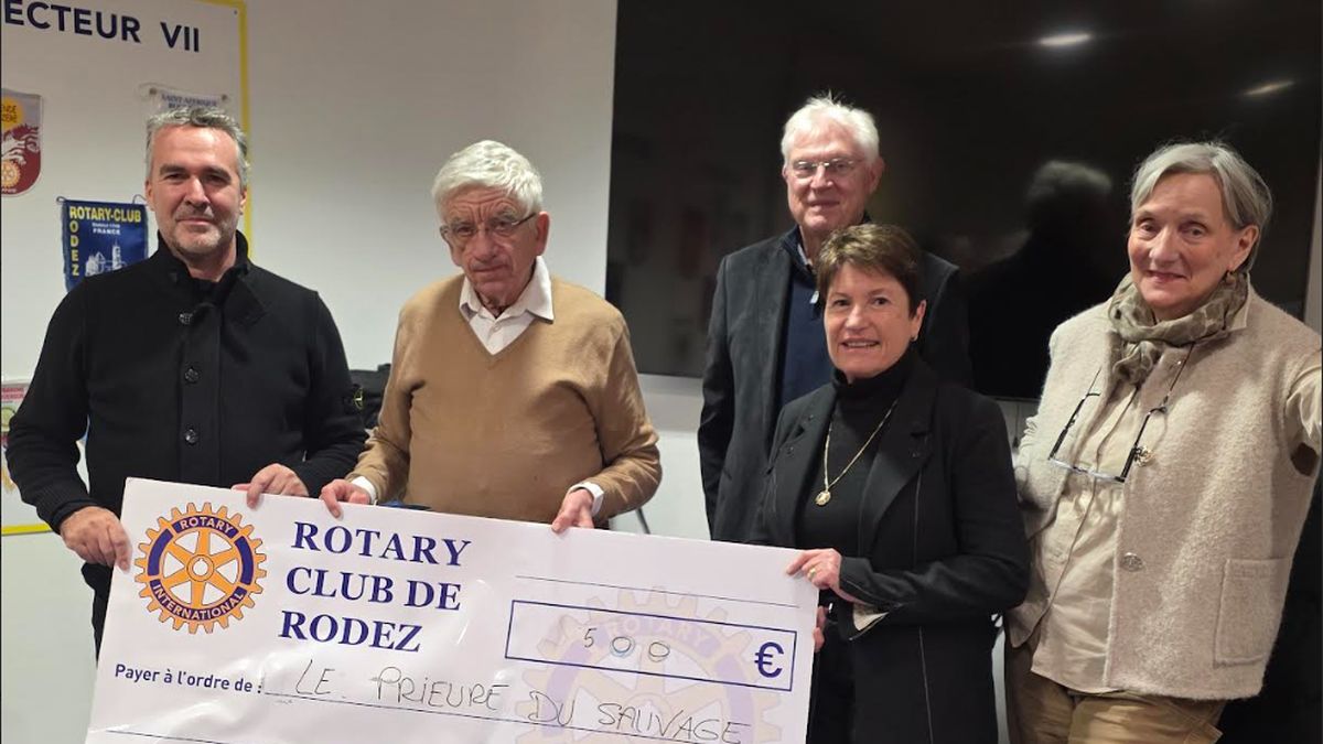 Le Rotary club de Rodez soutient le prieuré du Sauvage pour une 11e année