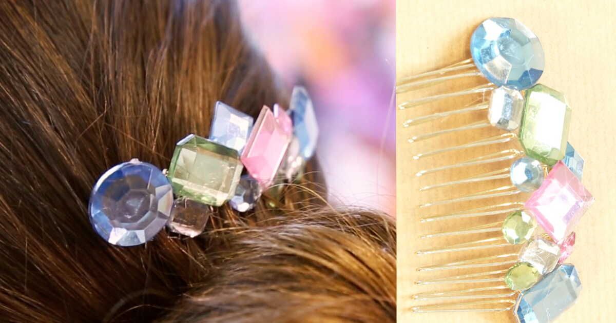 Le peigne strassé : l'accessoire qui illumine vos coiffures