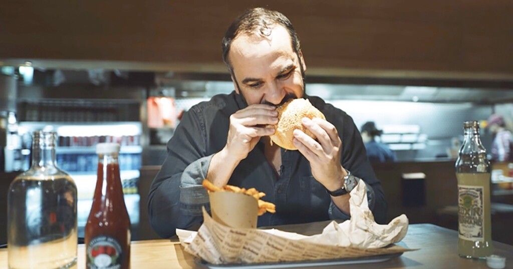 L'hamburger solidaire de françois-xavier demaison au profit de l'institut gustave roussy