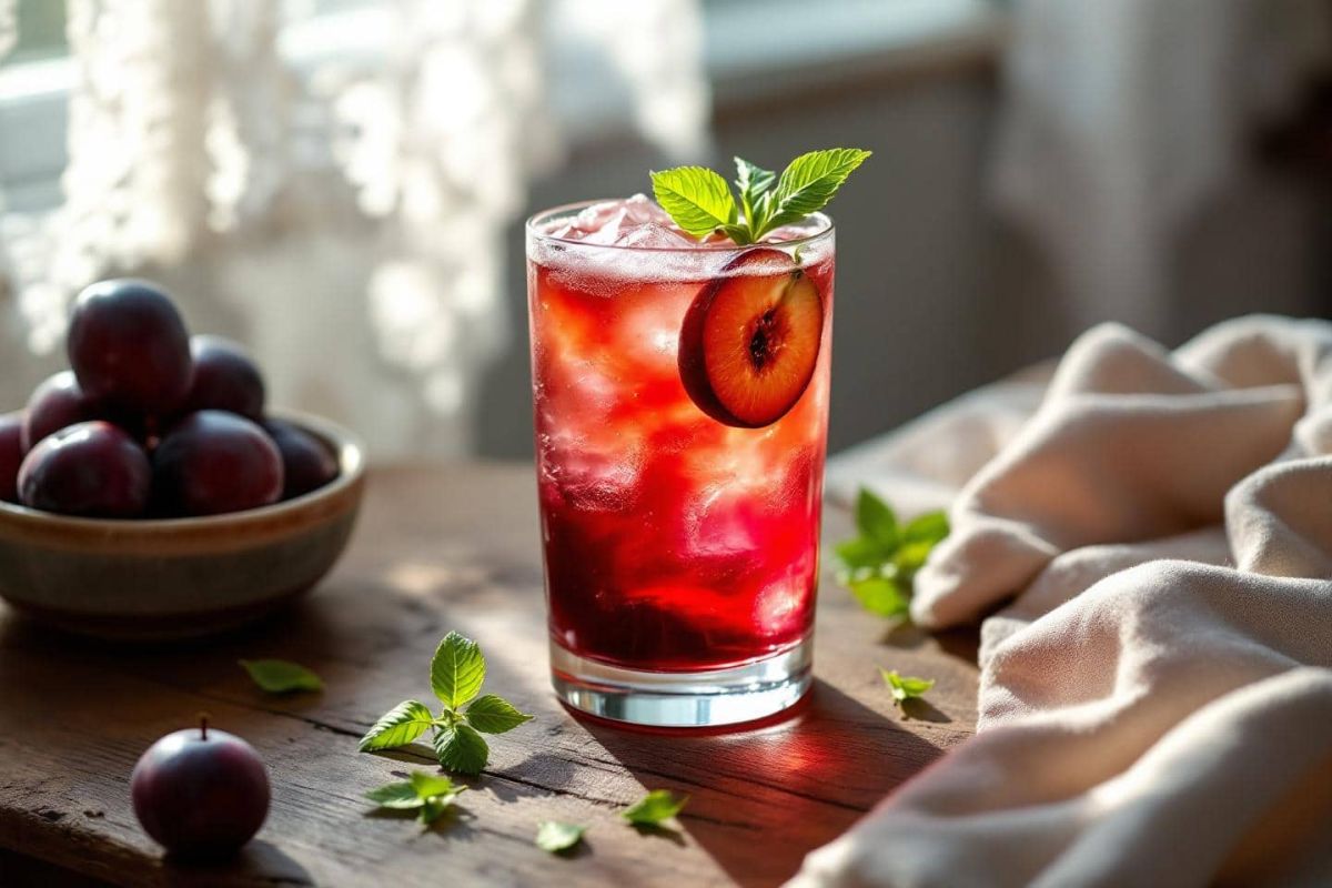 Le spritz à la prune rouge et shiso citronné, une nouvelle étoile de l'apéritif