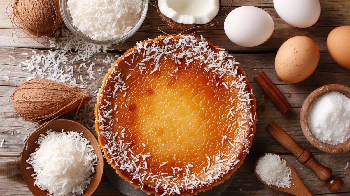 Dégustez un flan léger à la noix de coco : un dessert savoureux et exotique