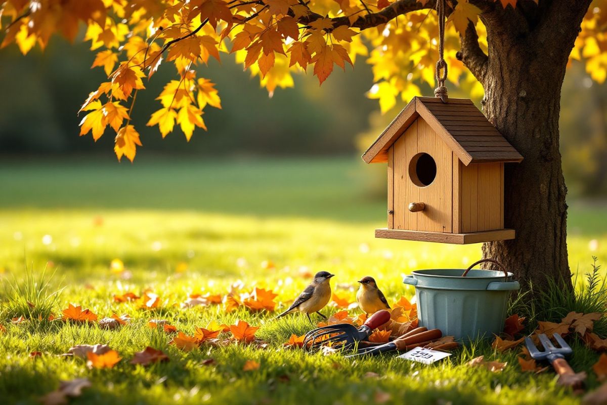 Découvrez la cabane à oiseaux en osier à petit prix chez Stokomani