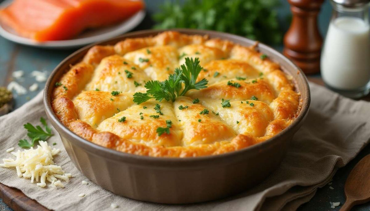 Petite merveille en cuisine : la fish pie légère aux trois poissons