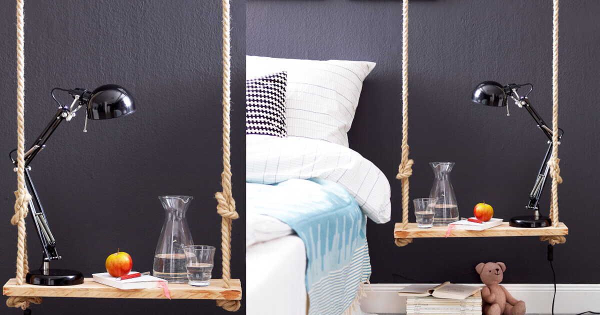 Meuble déco : une table de chevet en bois