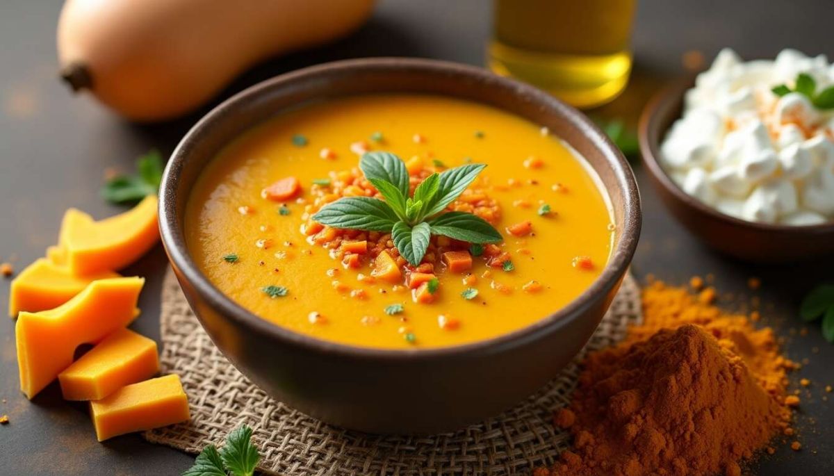 Soupe de butternut : une recette rapide et savoureuse