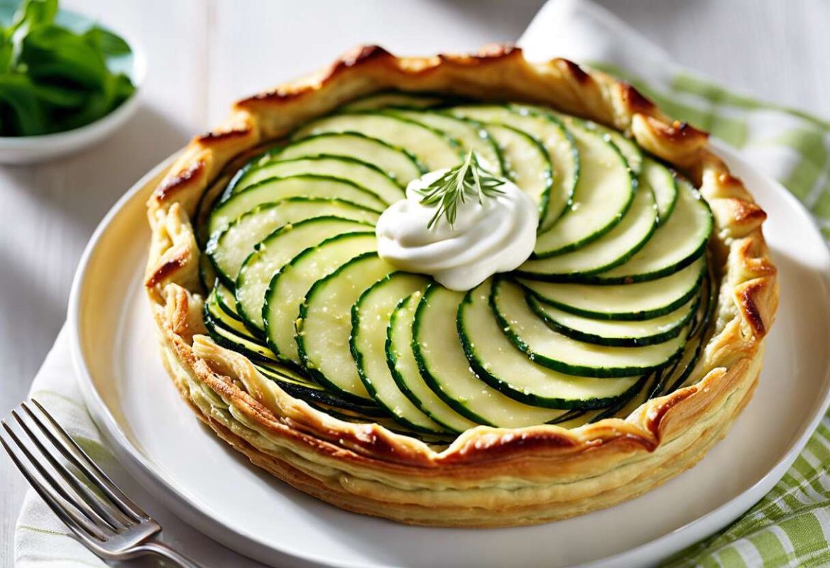 Une délicieuse tarte feuilletée aux courgettes à tester absolument