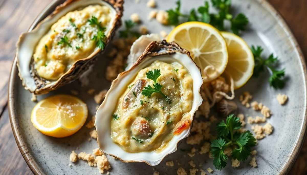 Huîtres gratinées au beurre persillé : un délice à partager