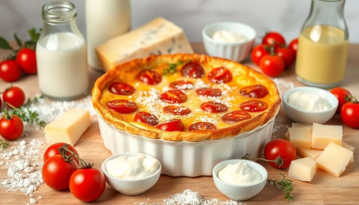 Clafoutis de tomates au roquefort : un délice à partager