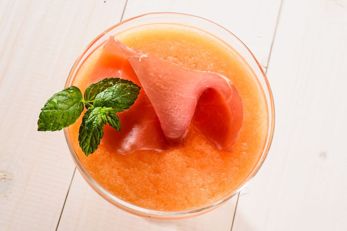 Le gaspacho au melon de Laurent Mariotte