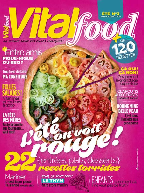 Le numéro d'été de Vital food est en kiosque