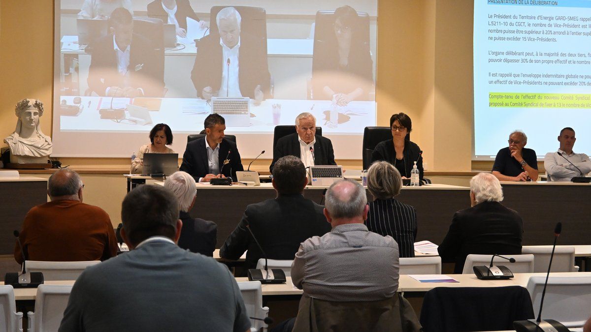 Aimé Cavaillé réélu à l’unanimité à la présidence du syndicat Territoire d’Énergie Gard-Smeg