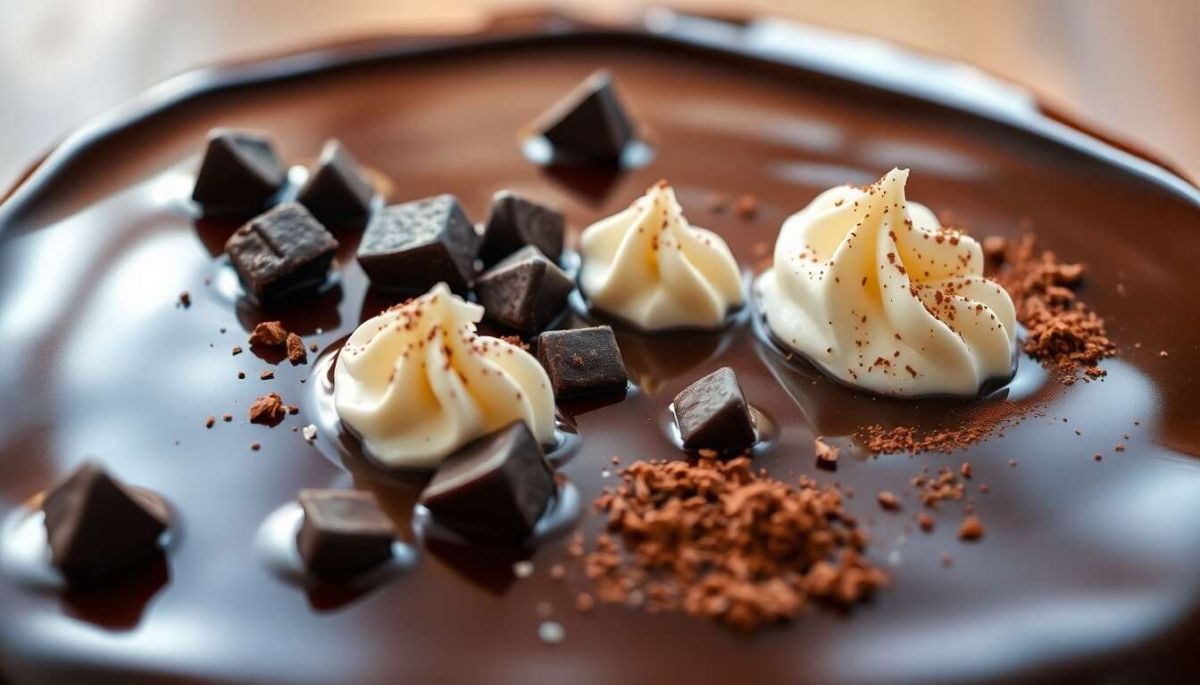 Succombez au glaçage chocolat brillant pour un dessert éblouissant