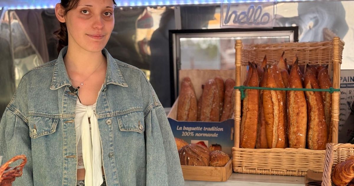 Amandine réalise son rêve dans un camion boulangerie