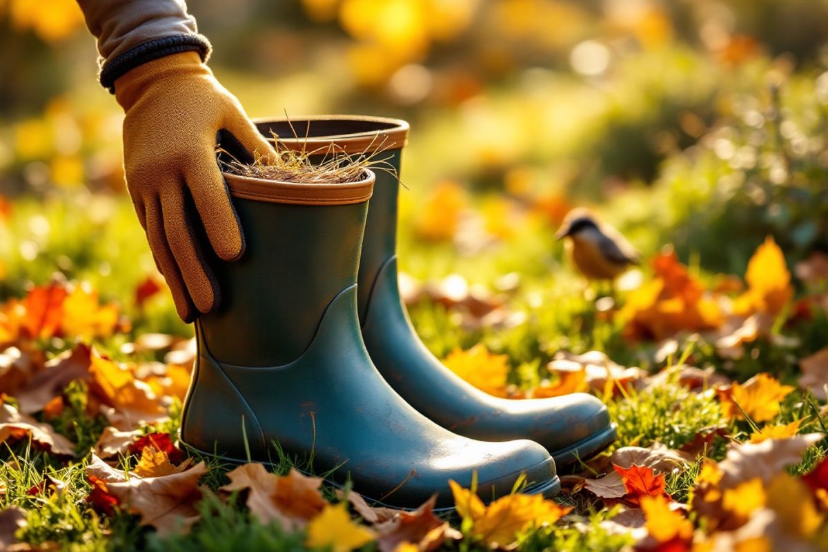 Transformez vos vieilles bottes en refuges pour la faune de votre jardin