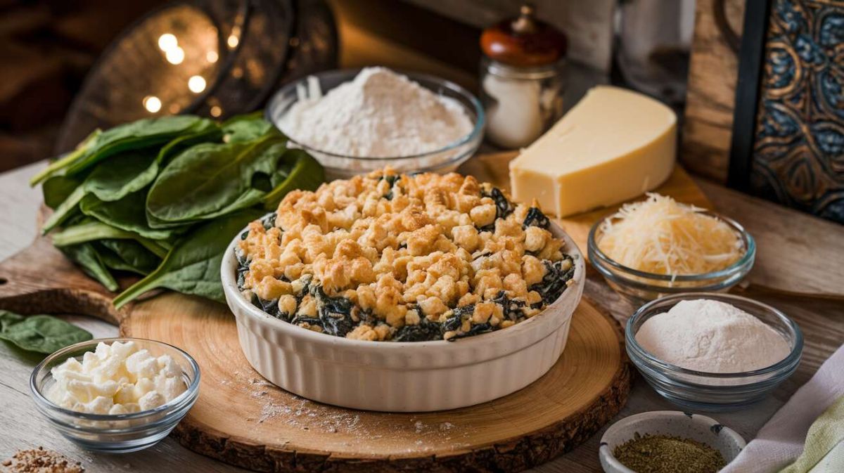 Crumble épinards et fromage frais : une recette à savourer