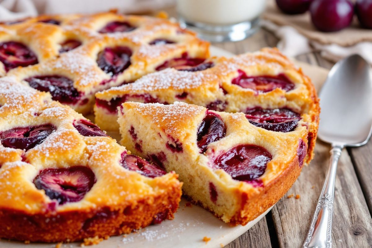 Savourez la douceur du gâteau aux prunes : un retour en enfance croustillant