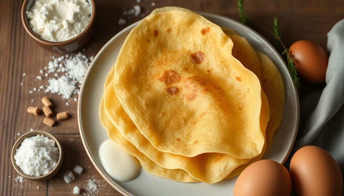La crêpe nature, simple et rapide à réaliser