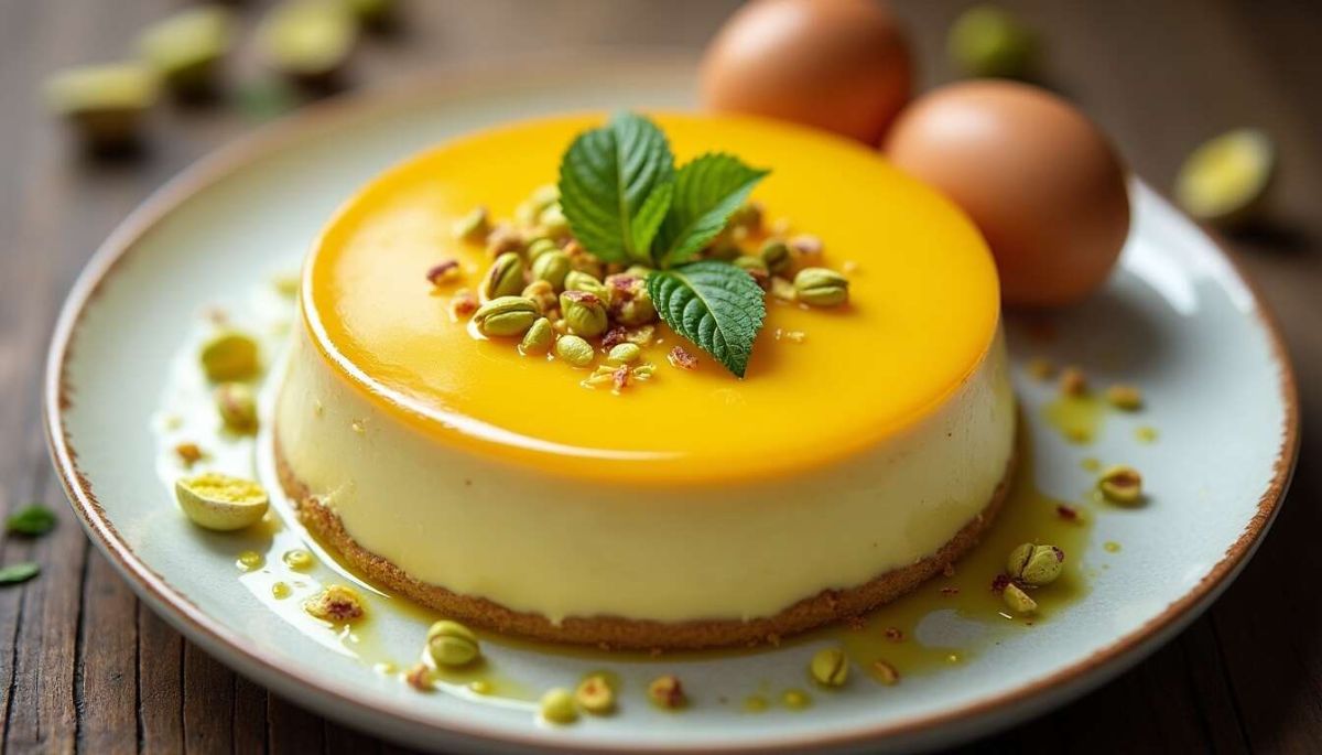 Une touche de pistache : la recette secrète du flan de Christophe Michalak