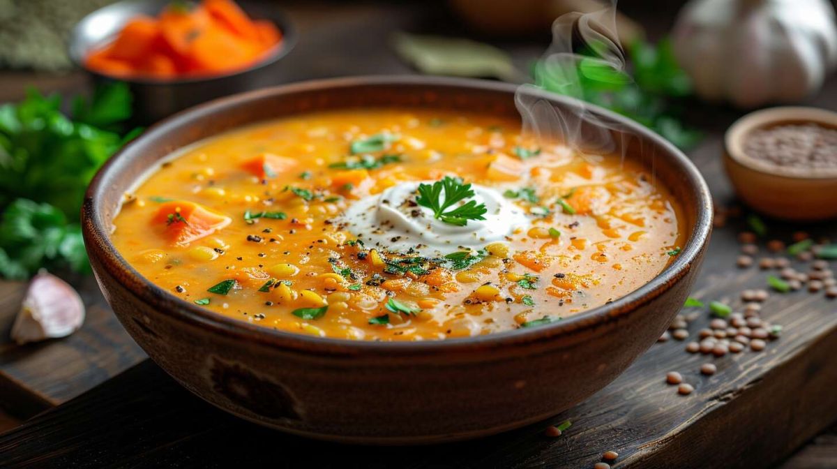 Redécouvrez le velouté de lentilles vertes : une recette réconfortante à savourer