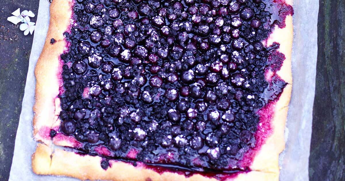 La délicieuse tarte aux myrtilles à réaliser chez soi