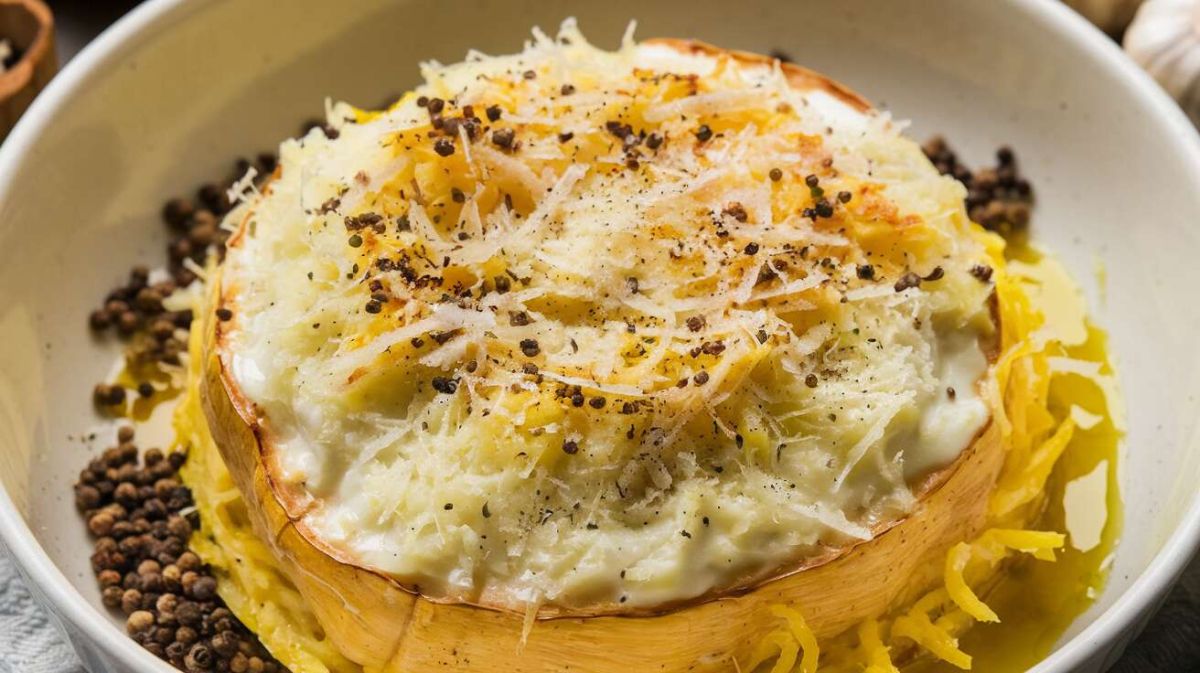 Recette de gratin de courge spaghetti savoureux