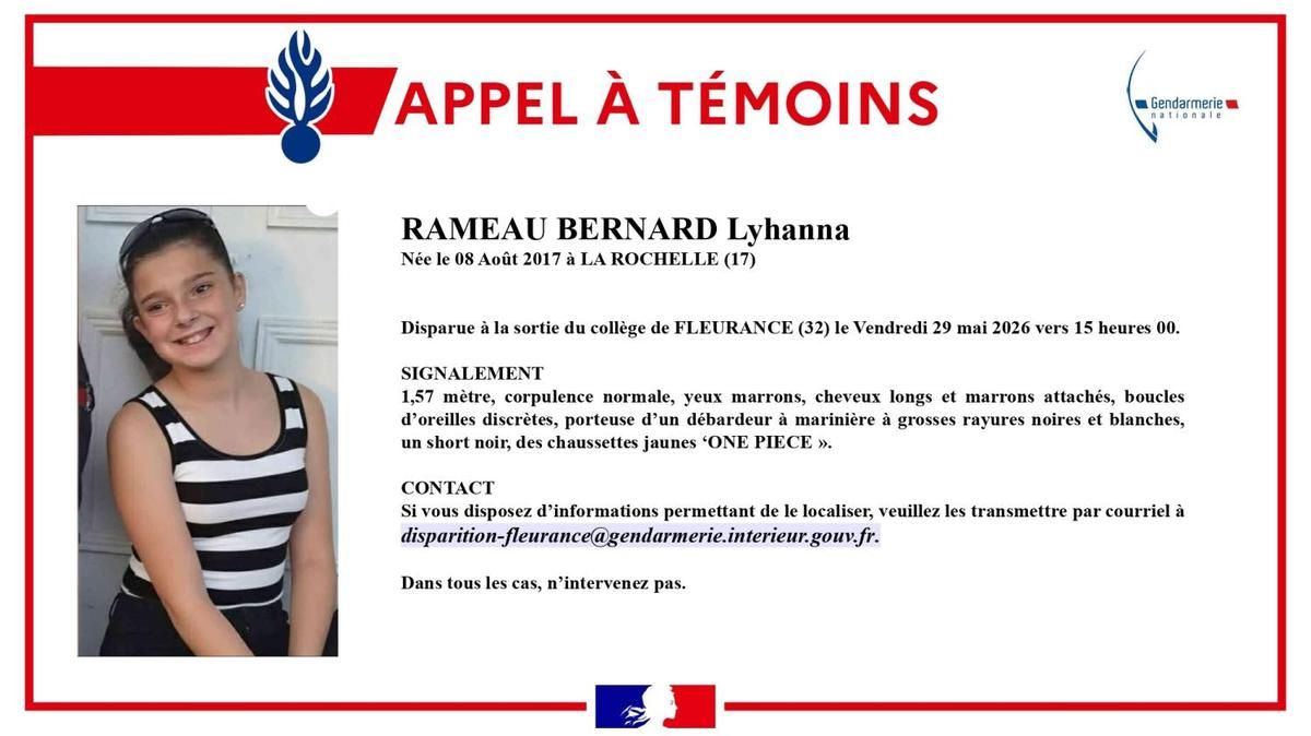 La mystérieuse disparition de Lyhanna : une enquête qui mobilise le Gers