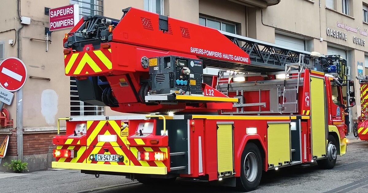 Incendie spectaculaire à Auterive : 25 tonnes de déchets d’acier en flammes