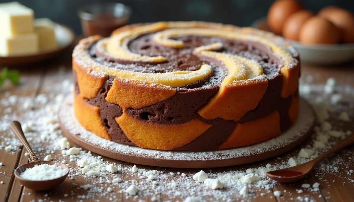 La douceur irrésistible du gâteau marbré au Nutella
