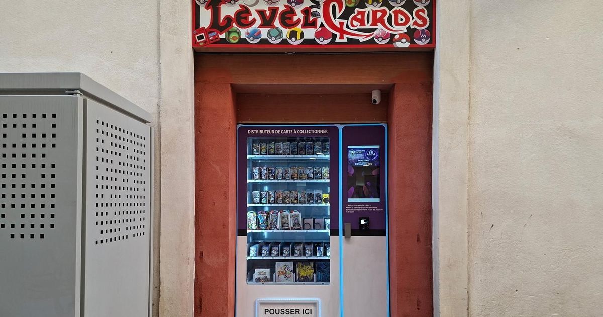 Nîmes se transforme avec un distributeur de cartes Pokémon inédit