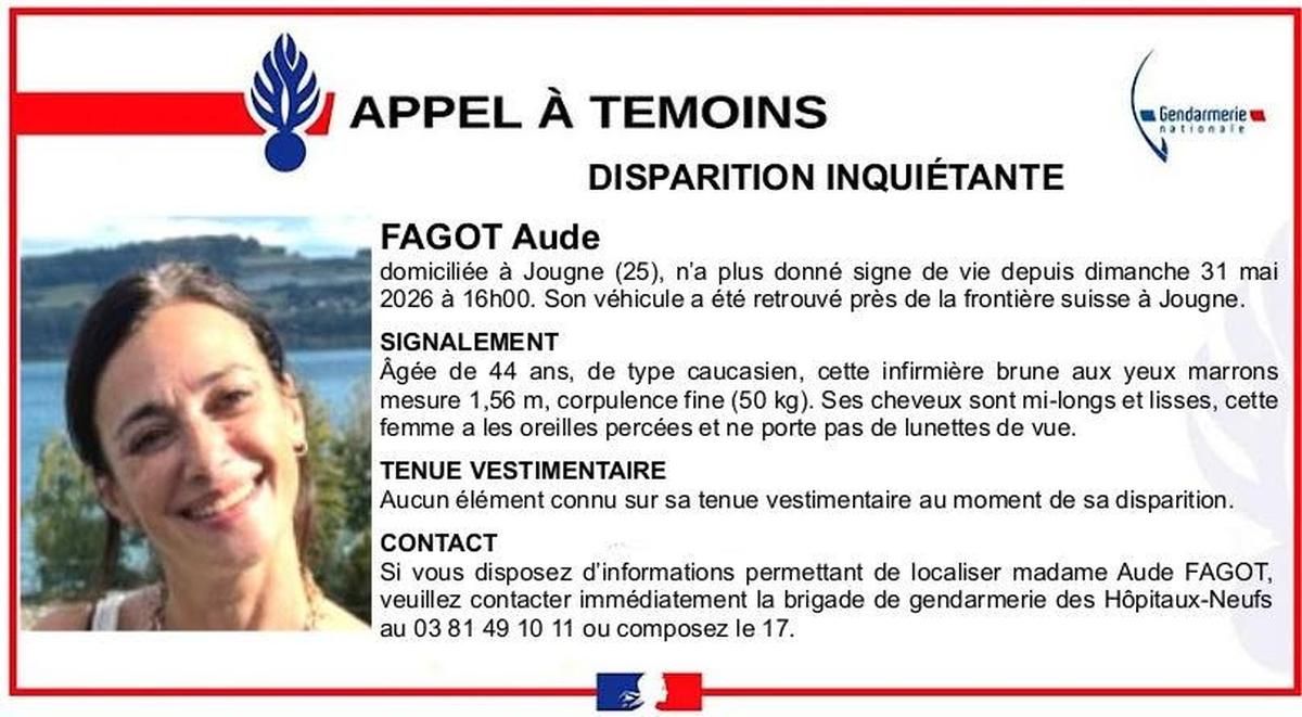Disparition mystérieuse : Aude, 44 ans, fait l'objet d'un appel à témoins