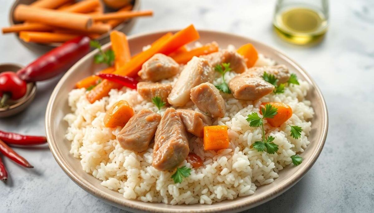 Un voyage savoureux : le riz au poulet à la chinoise