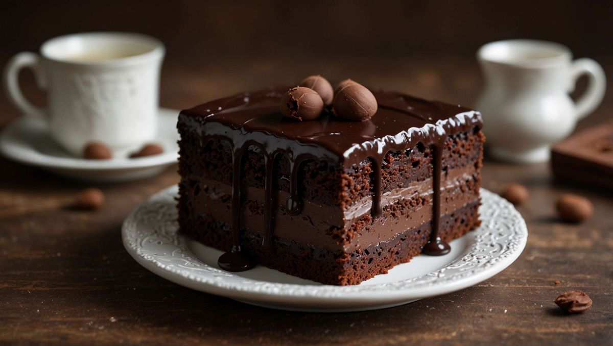 plongez dans la douceur d'un quatre-quarts au chocolat