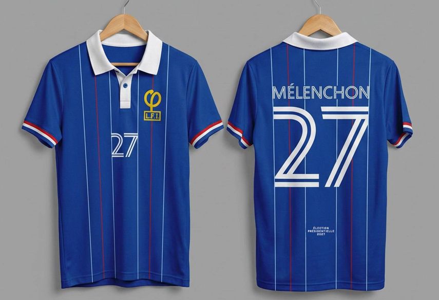le maillot 'mélenchon 27' : une initiative audacieuse de la france insoumise pour la campagne
