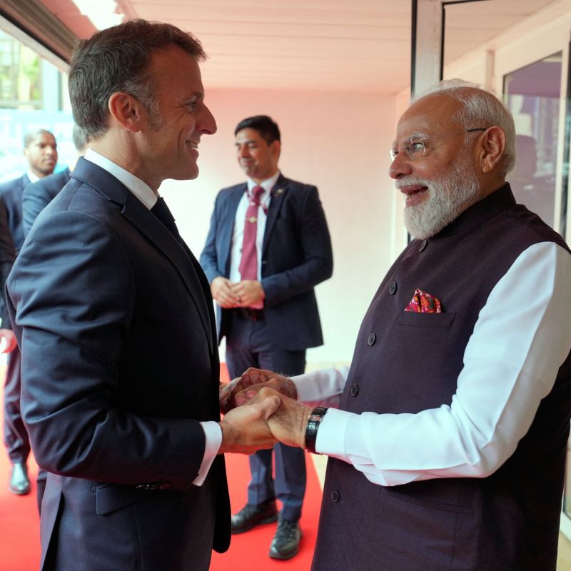 Rencontre stratégique : Macron et Modi discutent IA et investissements à Nice avant le G7